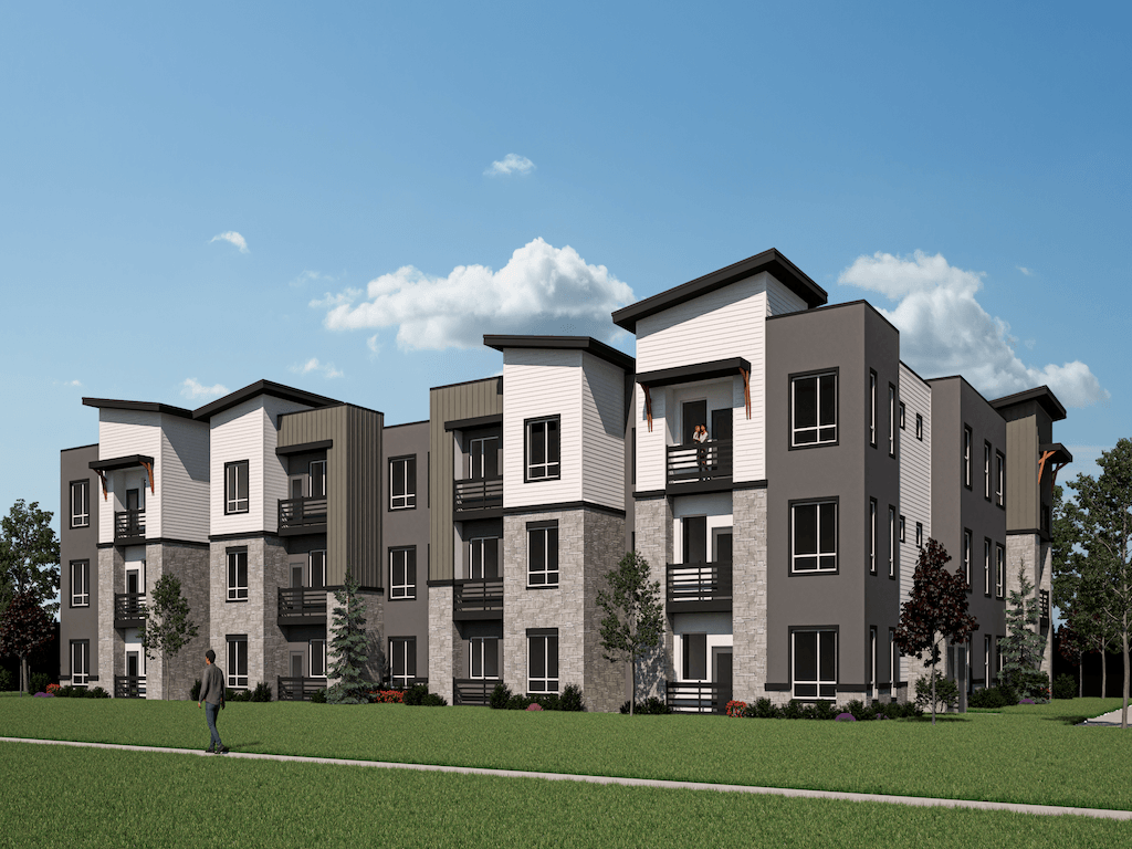 Apartment Building View at Orchard Park Apartments, Idaho Falls, ID