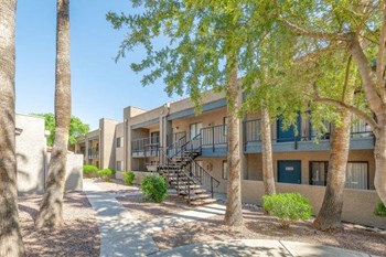 Walking Paths In Courtyard Walking Paths In Courtyard at Rio Seco Apartments, Tucson, AZ - Photo Gallery 2