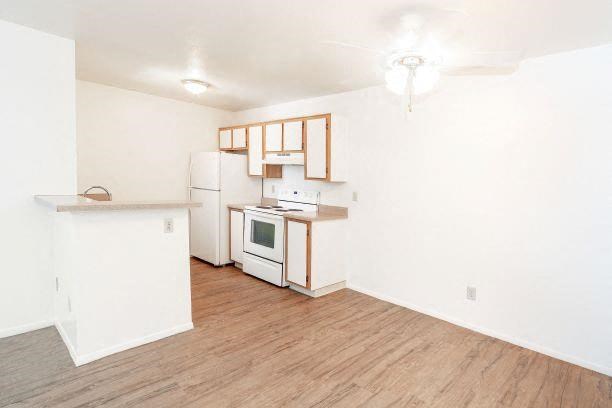 Open Kitchen and Dining Area at Rio Seco Apartments, Tucson, Arizona
