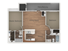 2 Bedroom 2 Bathroom Floor Plan 2 Bedroom 2 Bathroom Floor Plan at Rio Seco Apartments, Tucson, AZ, 85746