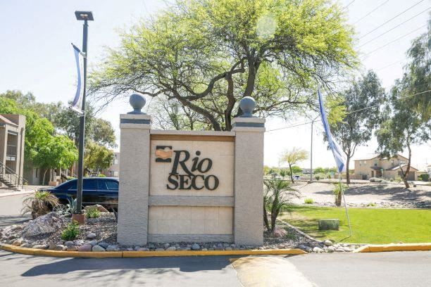 Welcoming Property Signage at Rio Seco Apartments, Tucson, 85746 - Photo Gallery 1
