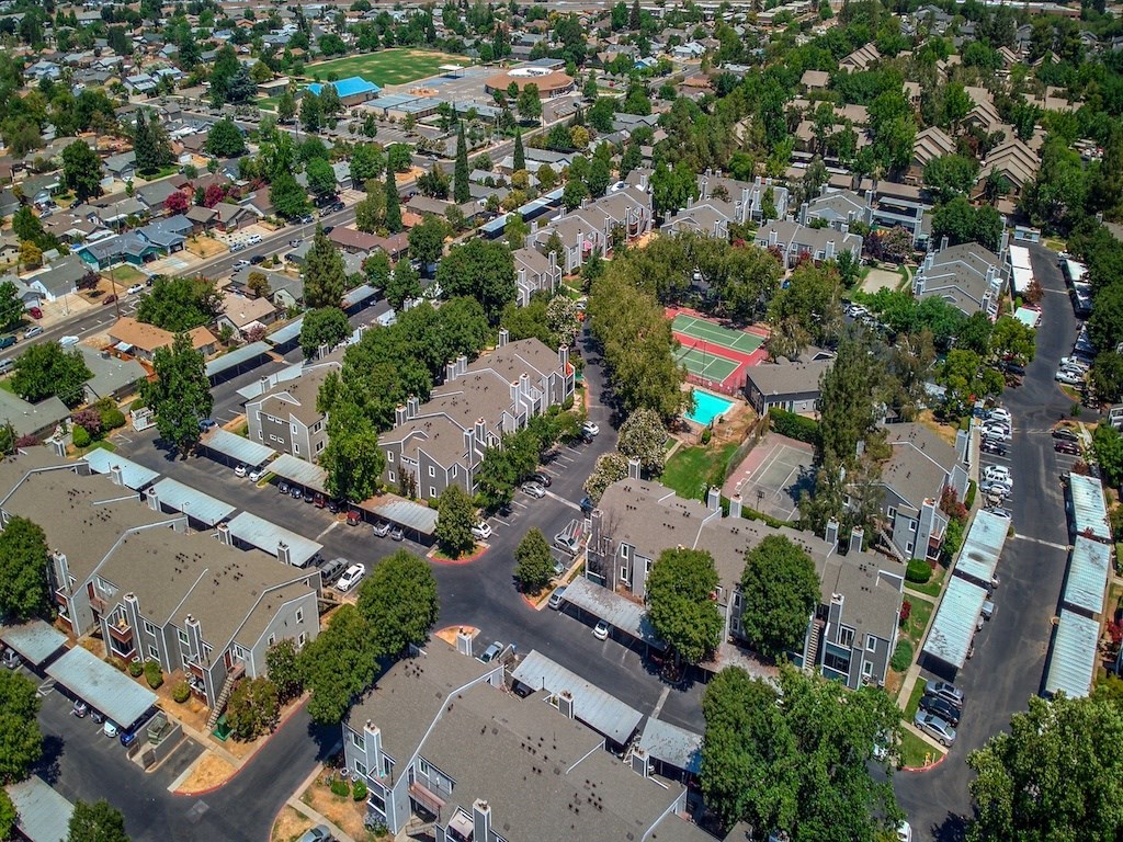 Aerial View of Chesapeake Commons Apartments, California, 95670 Aerial View of Chesapeake Commons Apartments, California, 95670