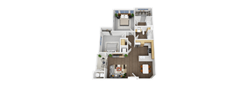 Amara 2 Bedroom Apartment E at Amara Apartments,Midvale,84047