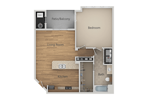 A2 1Bed_1Bath at Avena Apartments, Thornton, CO, 80233