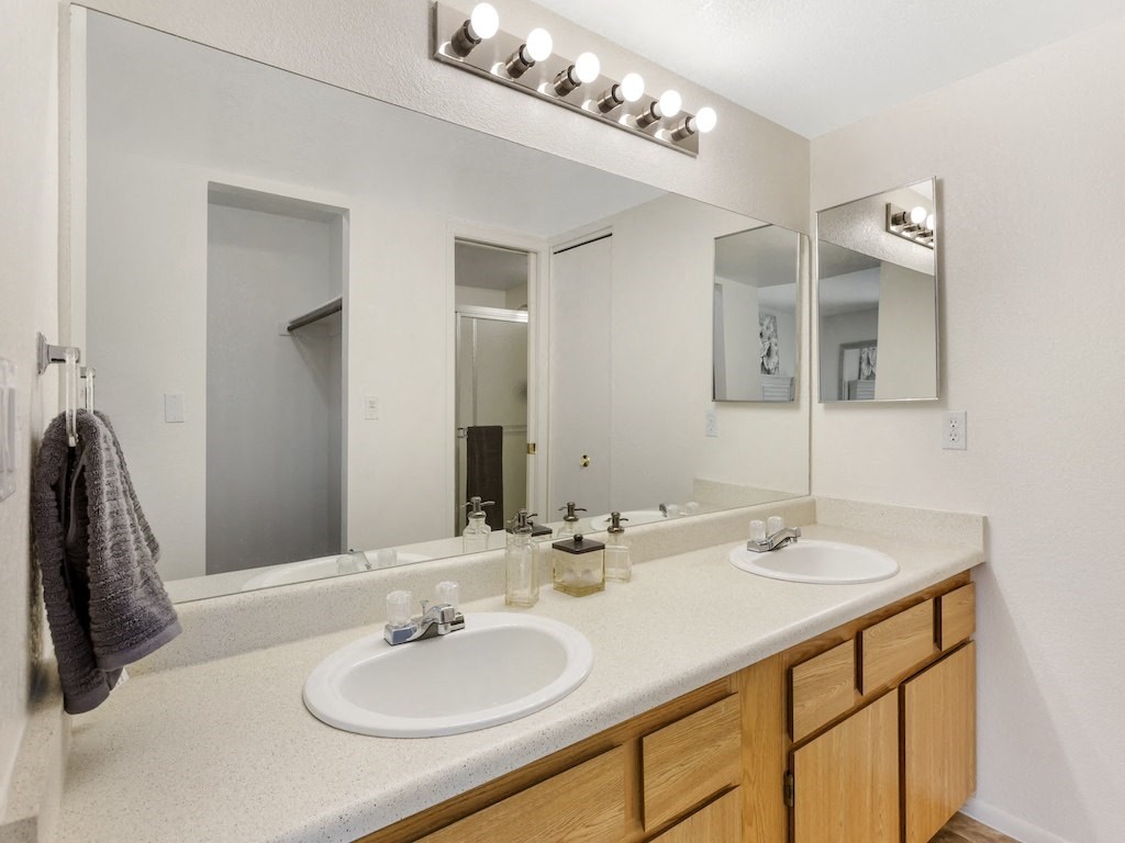 Bathroom with Attached Closet at Aztec Springs