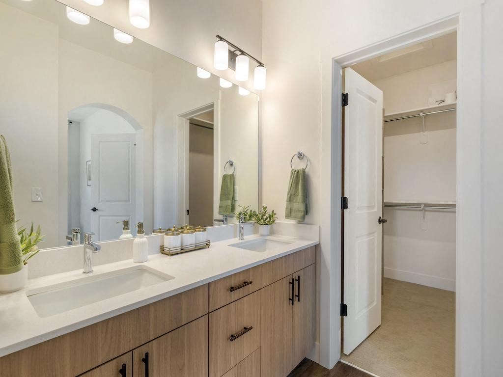Bathroom with Closet at Orchard Park Townhomes