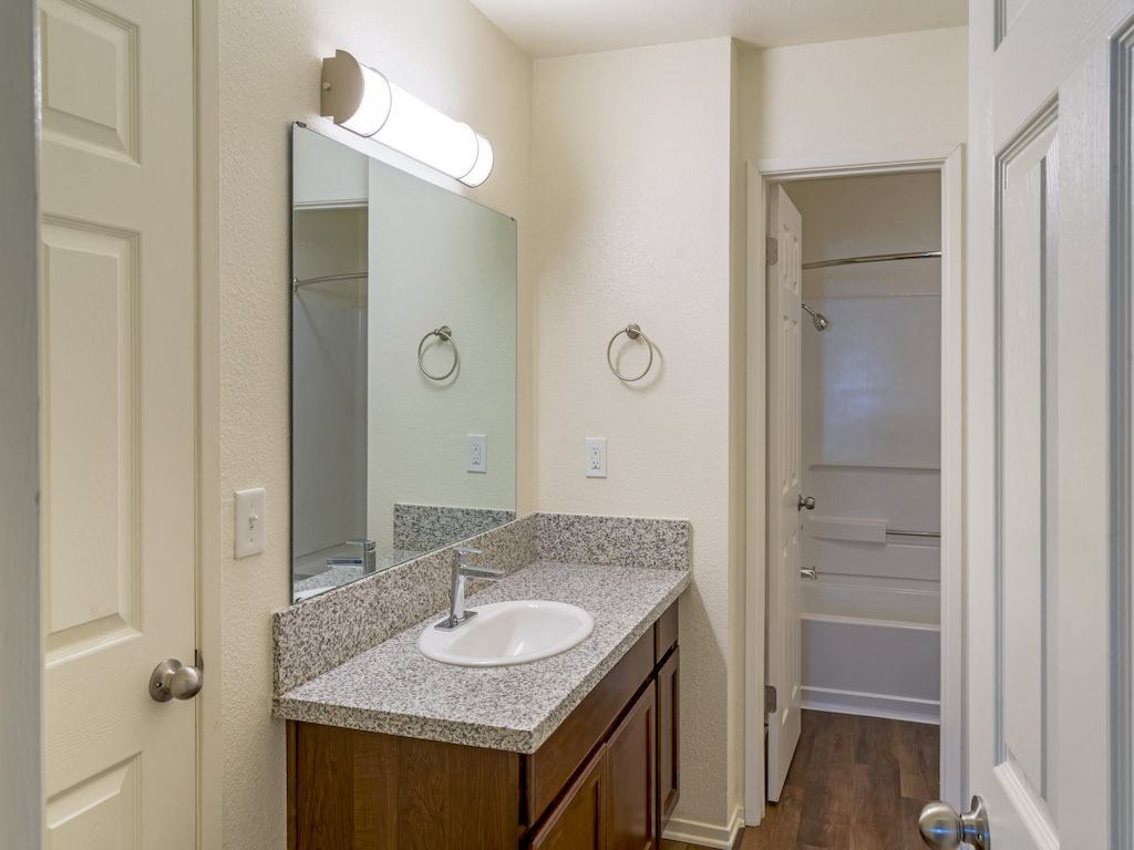 Bathroom with Private Tub at Edgewater Isle