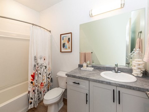 Bathroom with Soaking Tub at The Reserve at View 78
