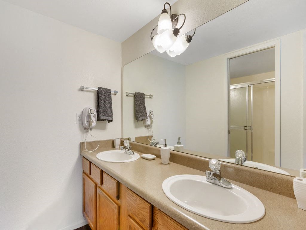 Bathroom with Walk In Shower at Aztec Springs