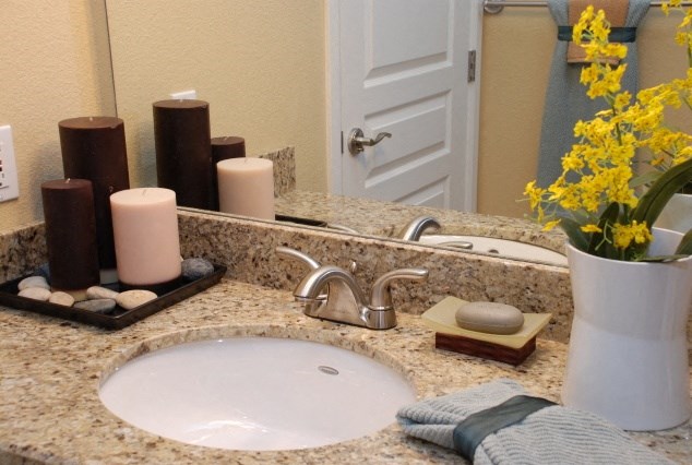 Spa like bathroom  at Revo 225 Apartments, Renton