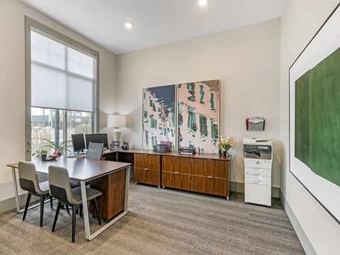 Beautiful Art in Leasing Office at The Reserve at View 78
