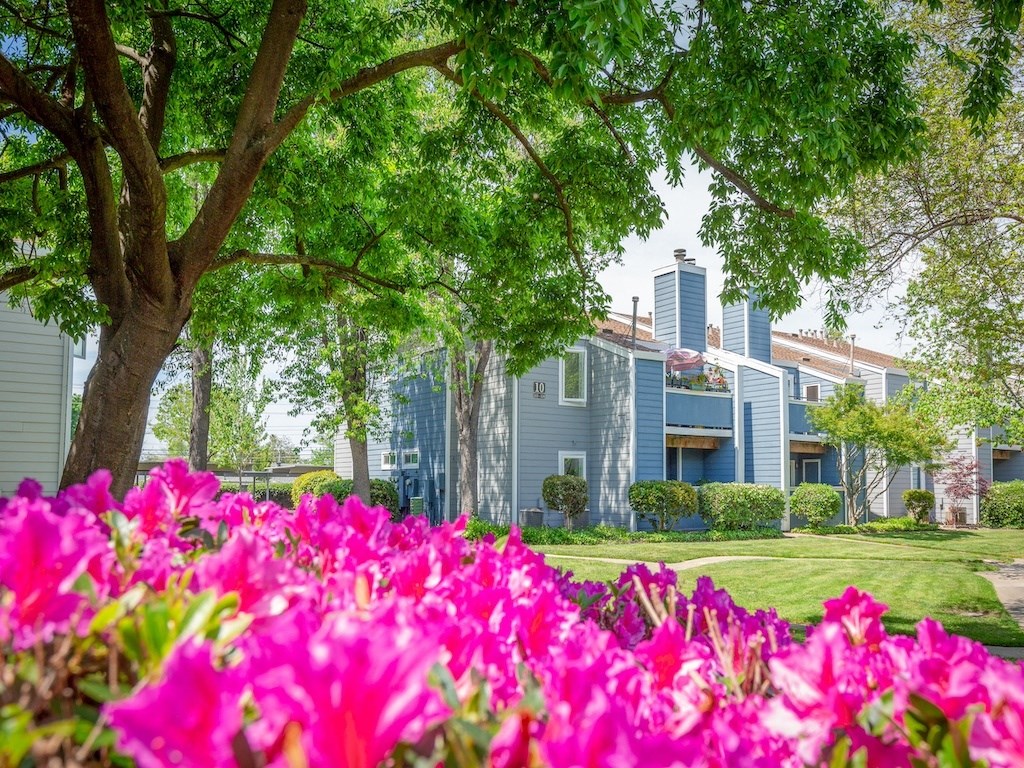 Courtyard With Green Space at Chesapeake Commons Apartments, Rancho Cordova, CA, 95670