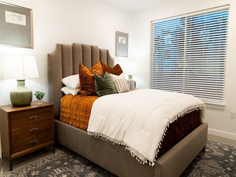 Warm Bedroom at Parc on 5th II American Fork, UT