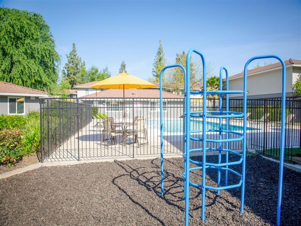Ample And Open Play Area at Courtyard at Central Park Apartments, Fresno, CA
