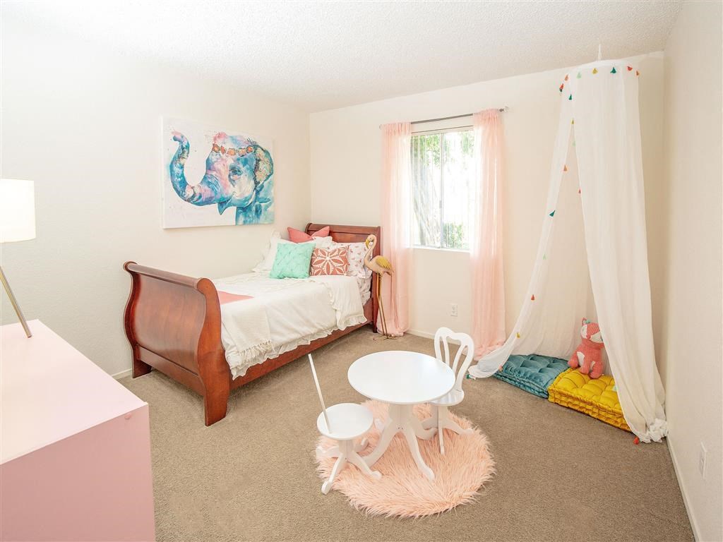 Gorgeous Bedroom at Courtyard at Central Park Apartments, Fresno, CA