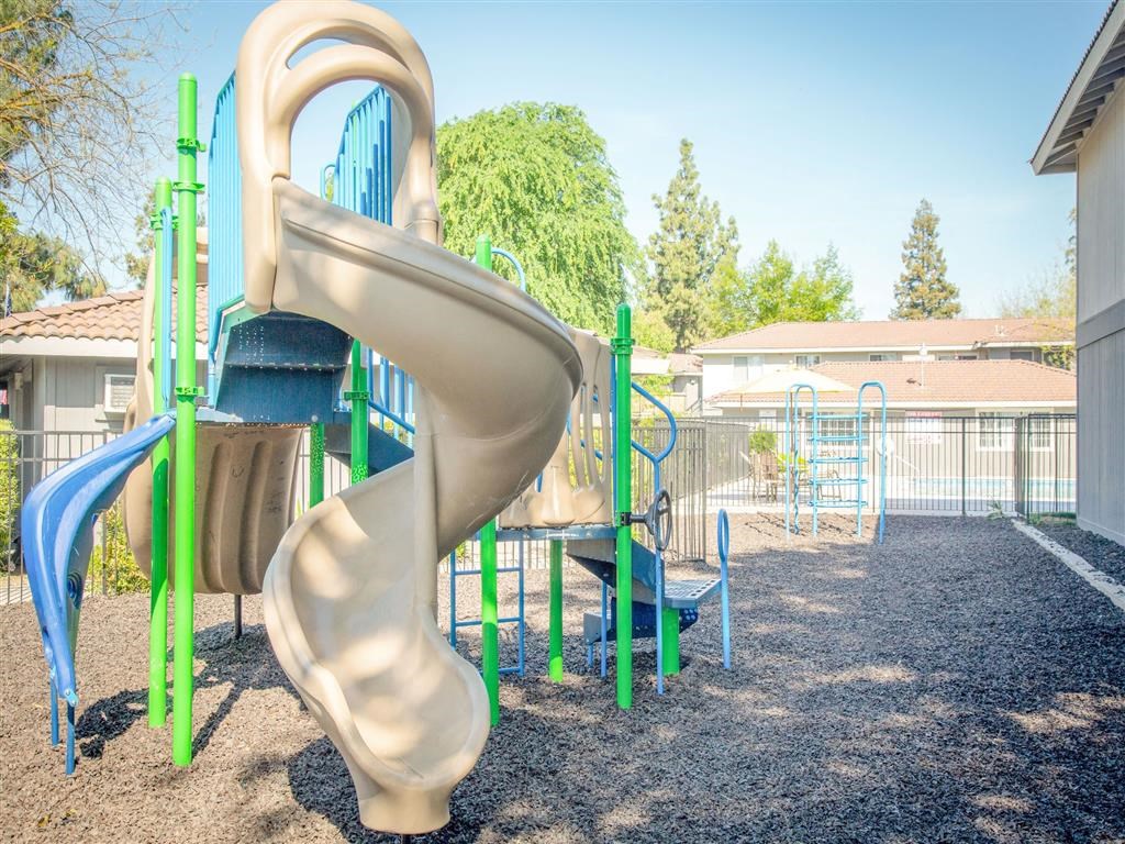 Playground at Courtyard at Central Park Apartments, California