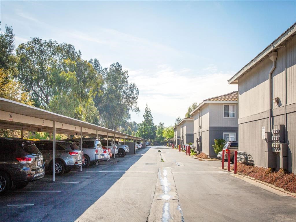 Parking Lot at Courtyard at Central Park Apartments, Fresno, 93722