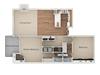 2 Bed 2 Bath Floor Plan 2 Bed 2 Bath Floor Plan at Edgewater Isle Apartments & Townhomes, Hanford, California
