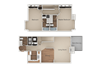 2 Bed 2.5 Bathroom Floor Plan 2 Bed 2.5 Bathroom Floor Plan at Edgewater Isle Apartments & Townhomes, Hanford