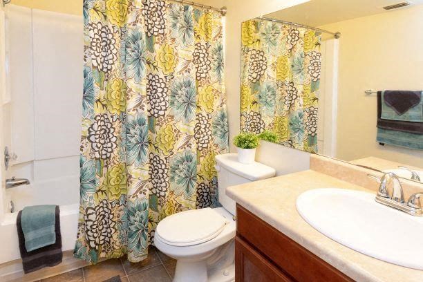 Luxurious Bathrooms at California Place Apartments, Sacramento, California