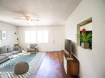 Classic Living Room Design With Television Classic Living Room Design With Television at Creekside Villas Apartments, California - Photo Gallery 3