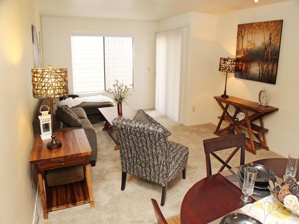 California Place Classic View of Living Room