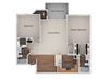 2 Bedroom 2 Bathroom Floor Plan 2 Bedroom 2 Bathroom Floor Plan at Canyon Club Apartments, Oceanside