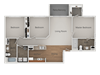 Three Bed Two Bath Floor Plan Three Bed Two Bath Floor Plan at Canyon Ridge Apartments, Surprise
