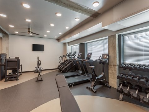 Cardio Equipment at Maye House Apartments