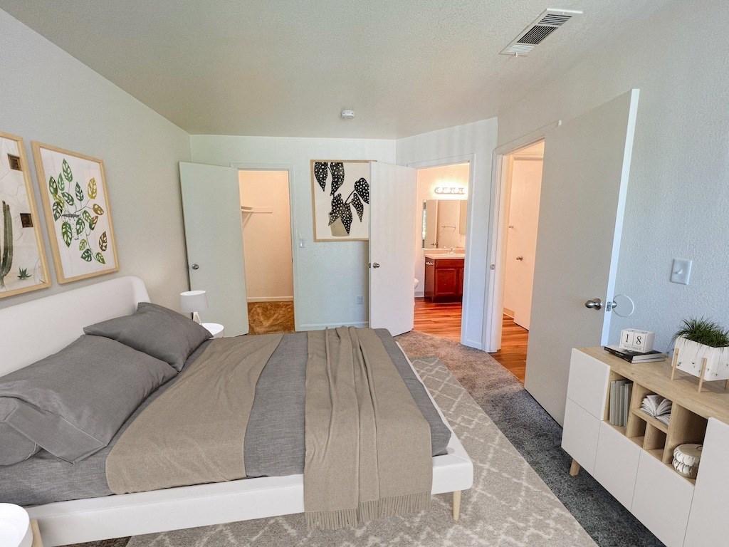 Comfy Bedroom at Chesapeake Commons Apartments Comfy Bedroom at Chesapeake Commons Apartments
