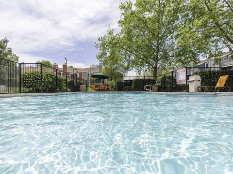 Glimmering Pool at Chesapeake Commons Apartments, California