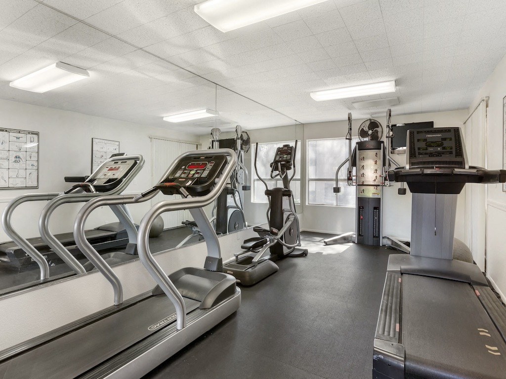 Gym with Treadmills at Aztec Springs