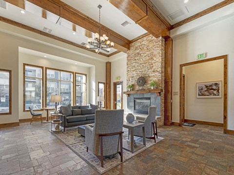 Community Clubhouse at Avena Apartments, CO