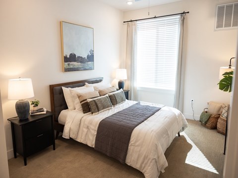 Comfy Bed in Bedroom at Ridge View