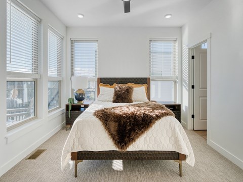 Comfy Bedroom at The Amber