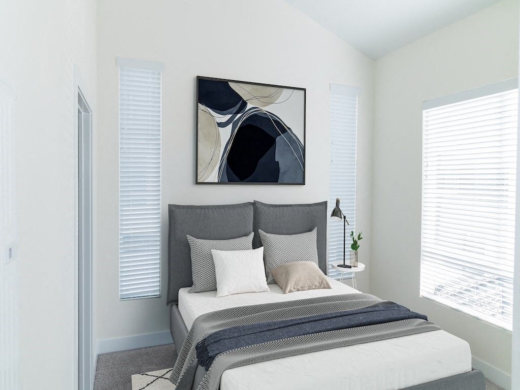 Comfy Bedroom in Carriage Unit at The Arza Apartments