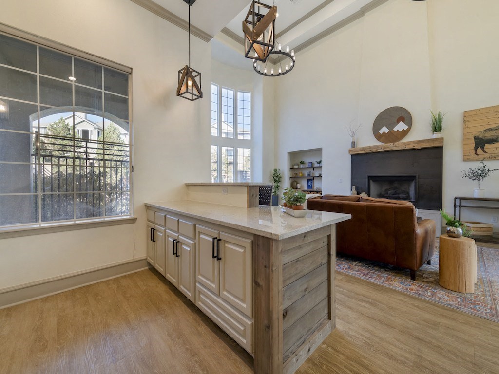 Gathering Space in Clubhouse at Indigo Creek, CO