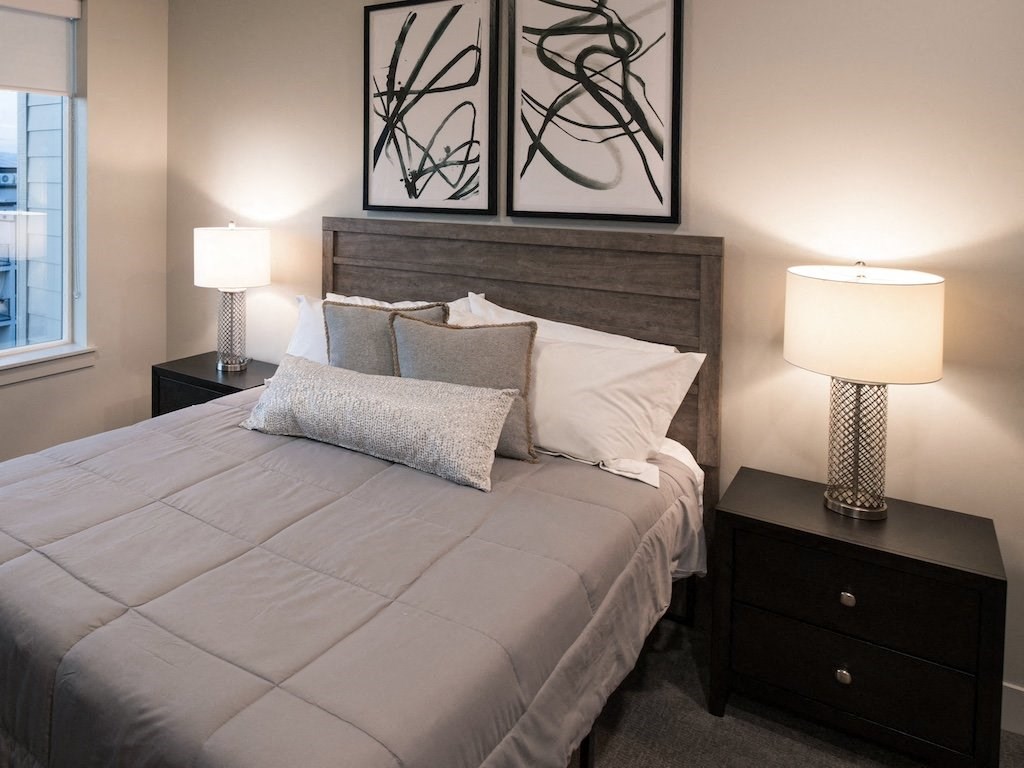 Desert Sage Furnished Suite Main Bedroom SOL