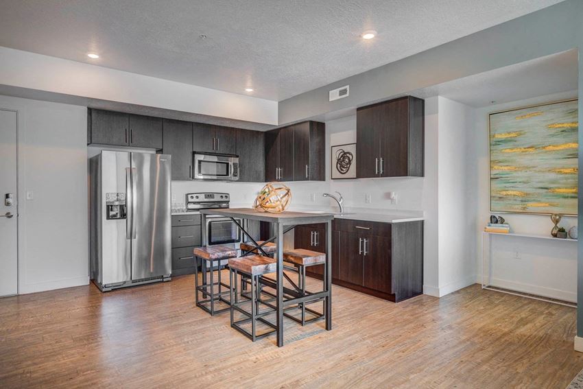 Fully Equipped Kitchen Fully Equipped Kitchen at Element 31 Apartments, Salt Lake City, UT, 84106