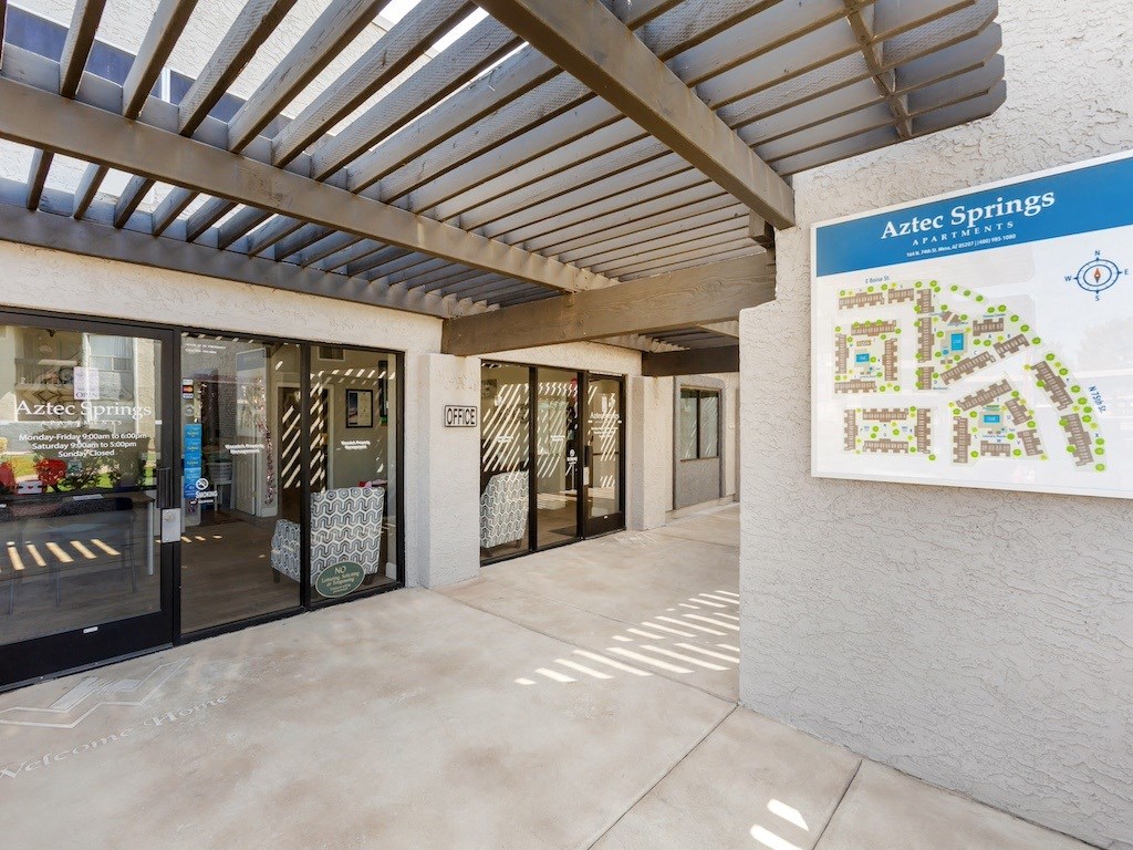 Entrance to Aztec Springs