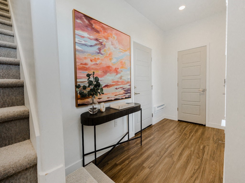 Townhome Entrance at Parc at Day Dairy Apartments and Townhomes, Utah, 84020