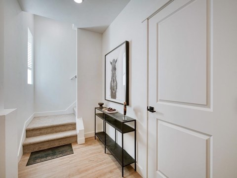 Entrance to Townhomes at The Amber