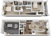 2 Bedroom 2 Bathroom Floor Plan 2 Bedroom 2 Bathroom Floor Plan at Falls at Riverwoods Apartments & Townhomes, Utah, 84321