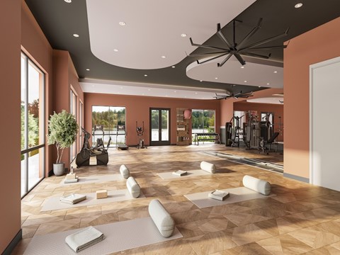 The Foundry Fitness Center Render