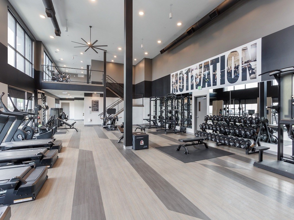 Free Weights at City Lofts Apartments