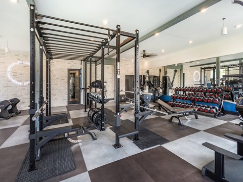 Fully Equipped Fitness Center at The Sage