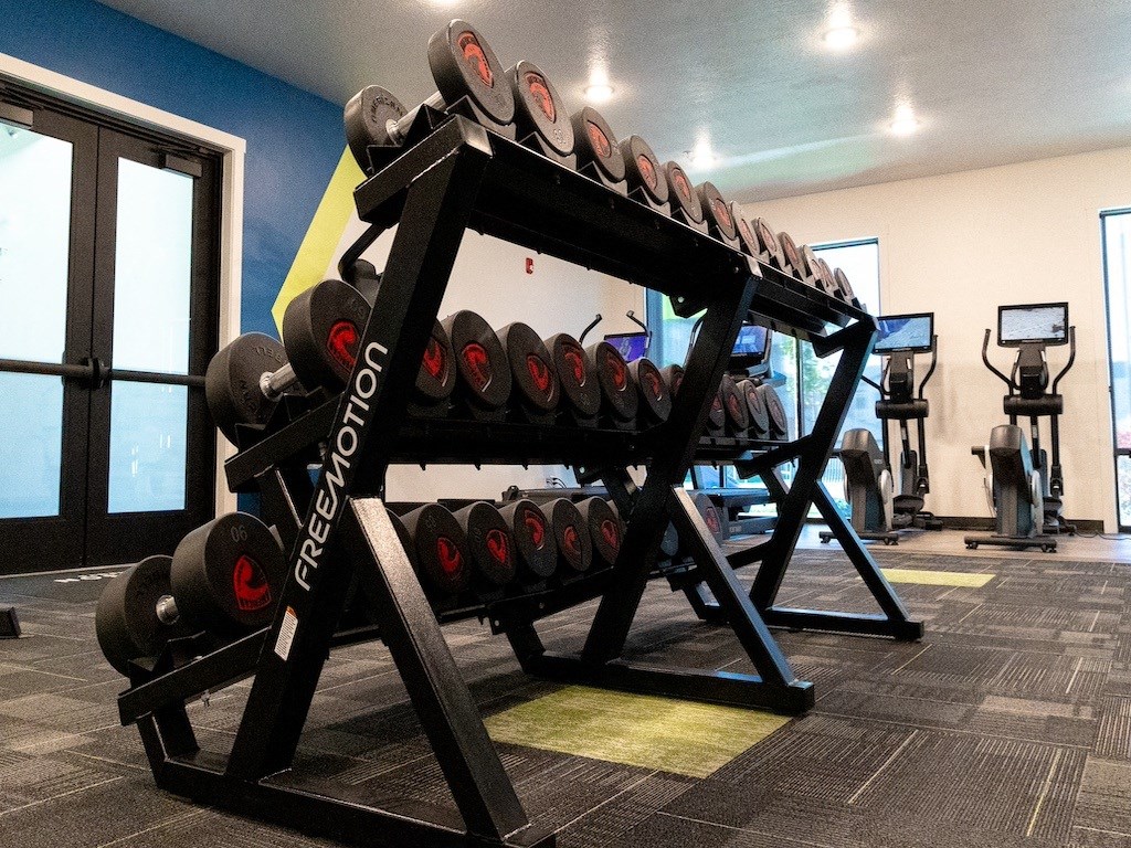 Row of Weights at Ridge View Apartments (MA)