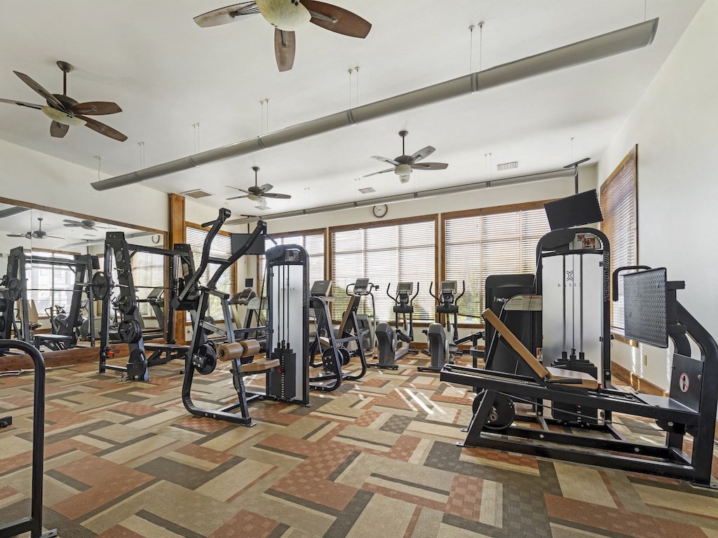 Fully Equipped Gym at Avena Apartments, CO