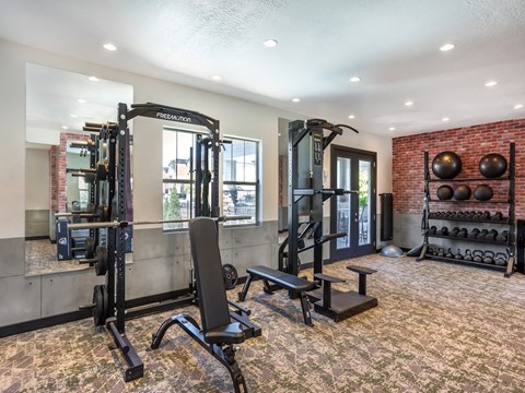 Fully Equipped Gym at San Moritz