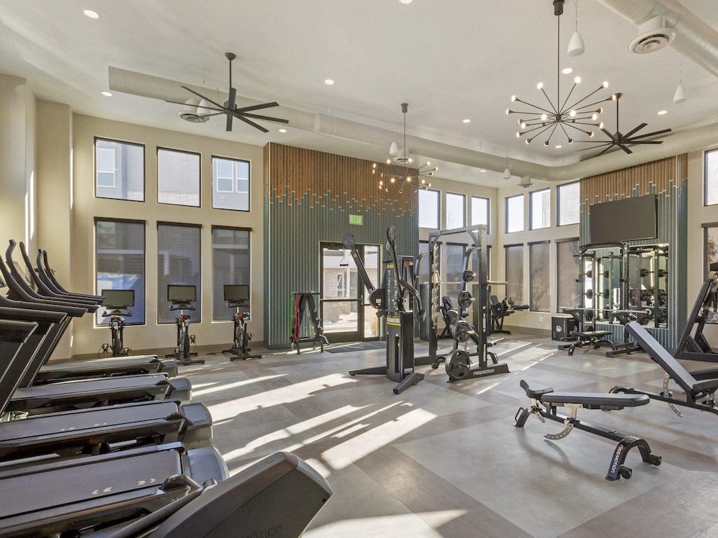 Fully Equipped Gym at The Austin Townhomes, Draper, UT 84020